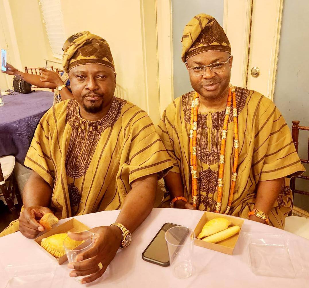 At Alhaji Ogunleyes wedding, Texas